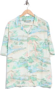 AllSaints Biarritz Relaxed Fit Camp Shirt