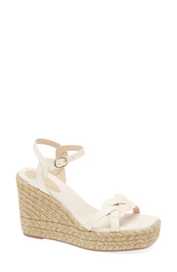 Shop Stuart Weitzman Braida Max Espadrille Wedge Sandal In Seashell