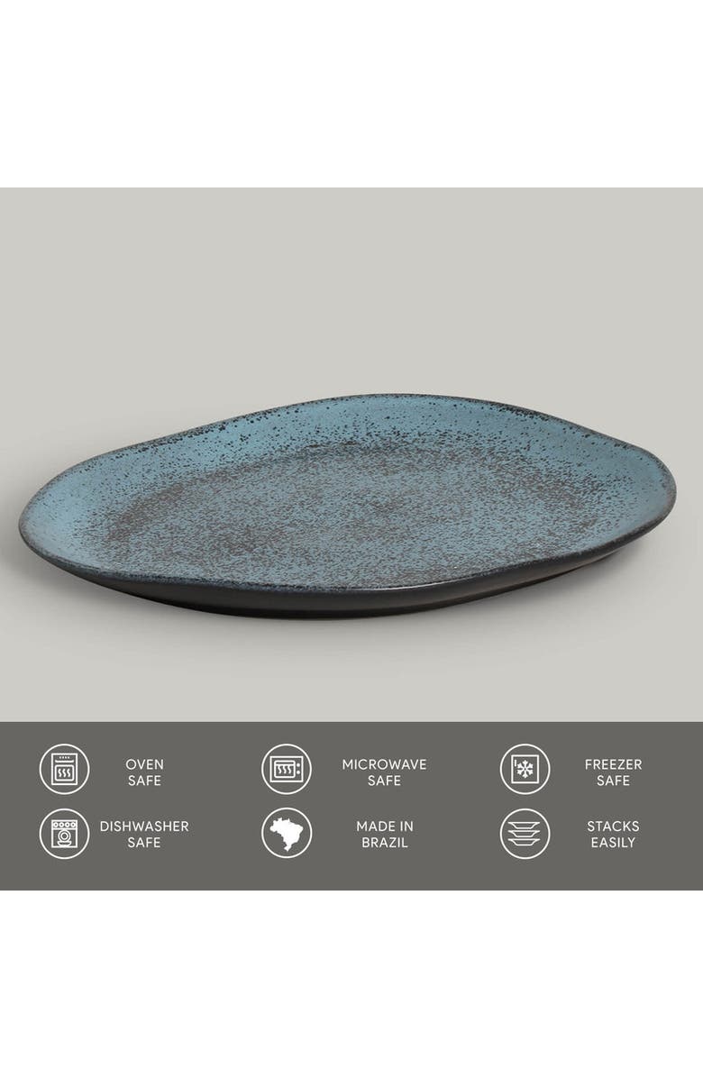 Porto Brasil Oval Dinner Plate Set of 6, Alternate, color, Night Sky