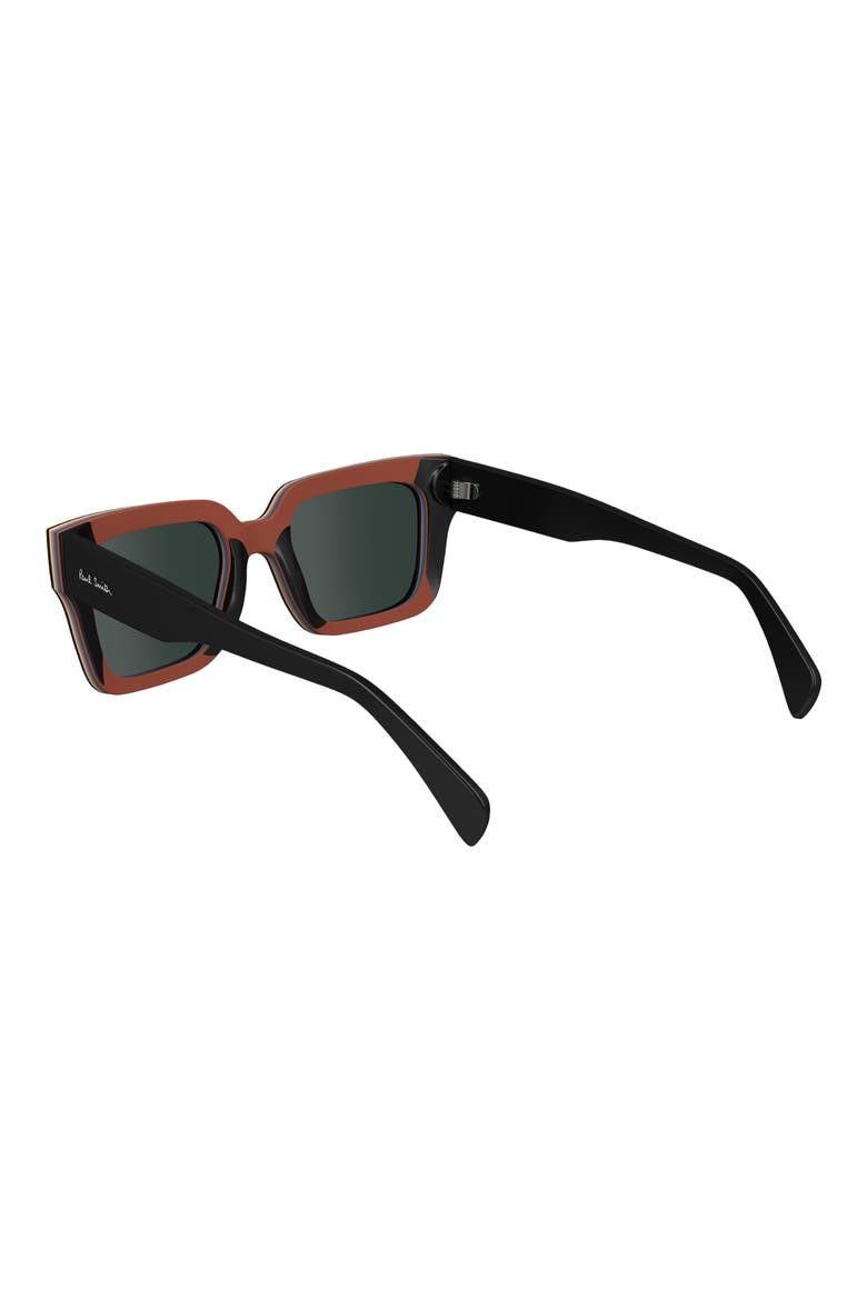 Kenton 52mm Rectangular Sunglasses, Alternate, color, BLACK MULTI-STRIPE