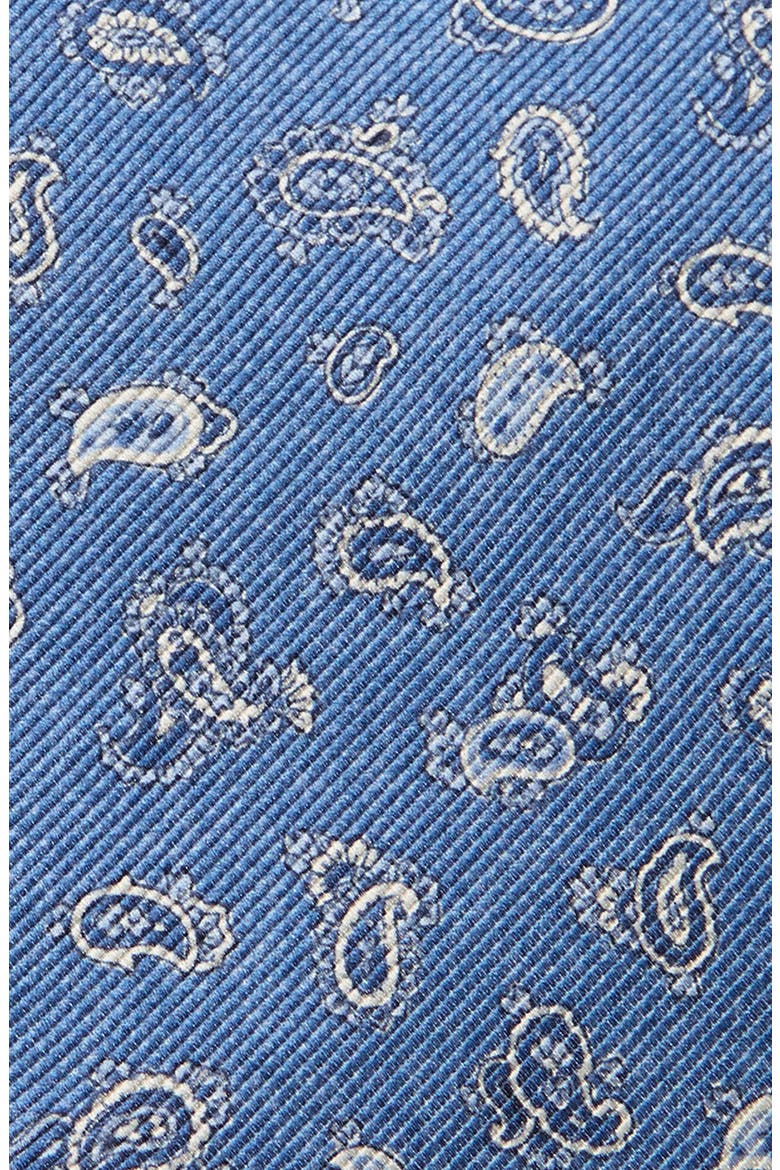 Paisley Silk Tie, Alternate, color, BLUE