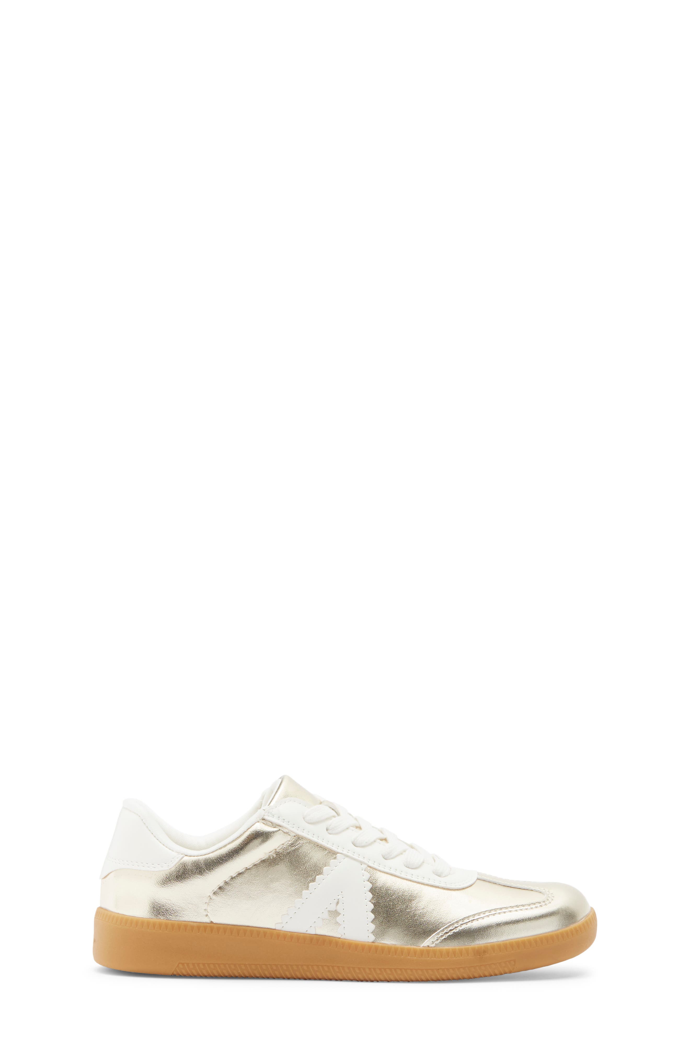 MIA Kids' Little Baker Metallic Sneaker, Alternate, color, Soft Gold