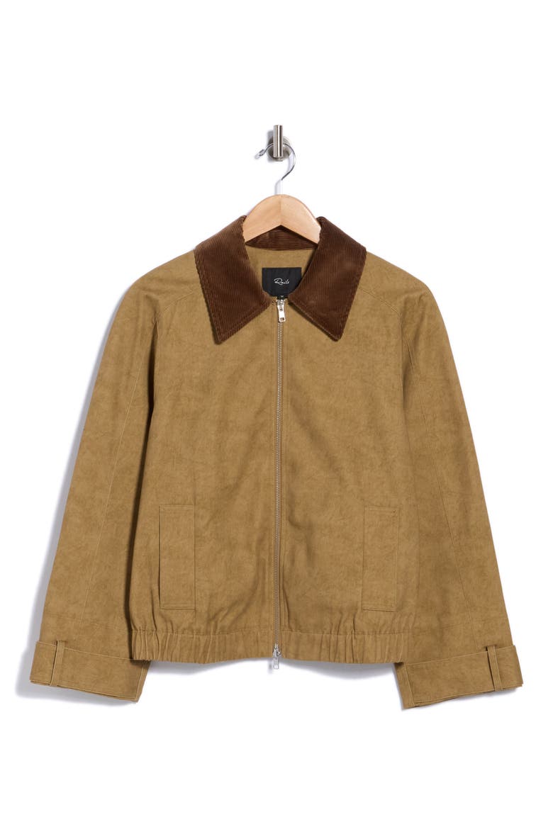 York Zip Cotton Jacket, Alternate, color, YELLOWSTONE