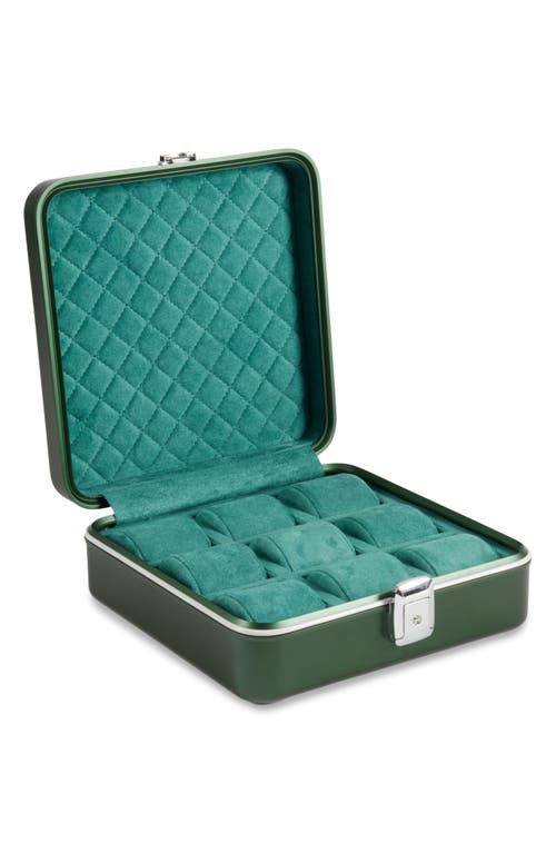 Bey-berk Prague Metal Watch Case In Green