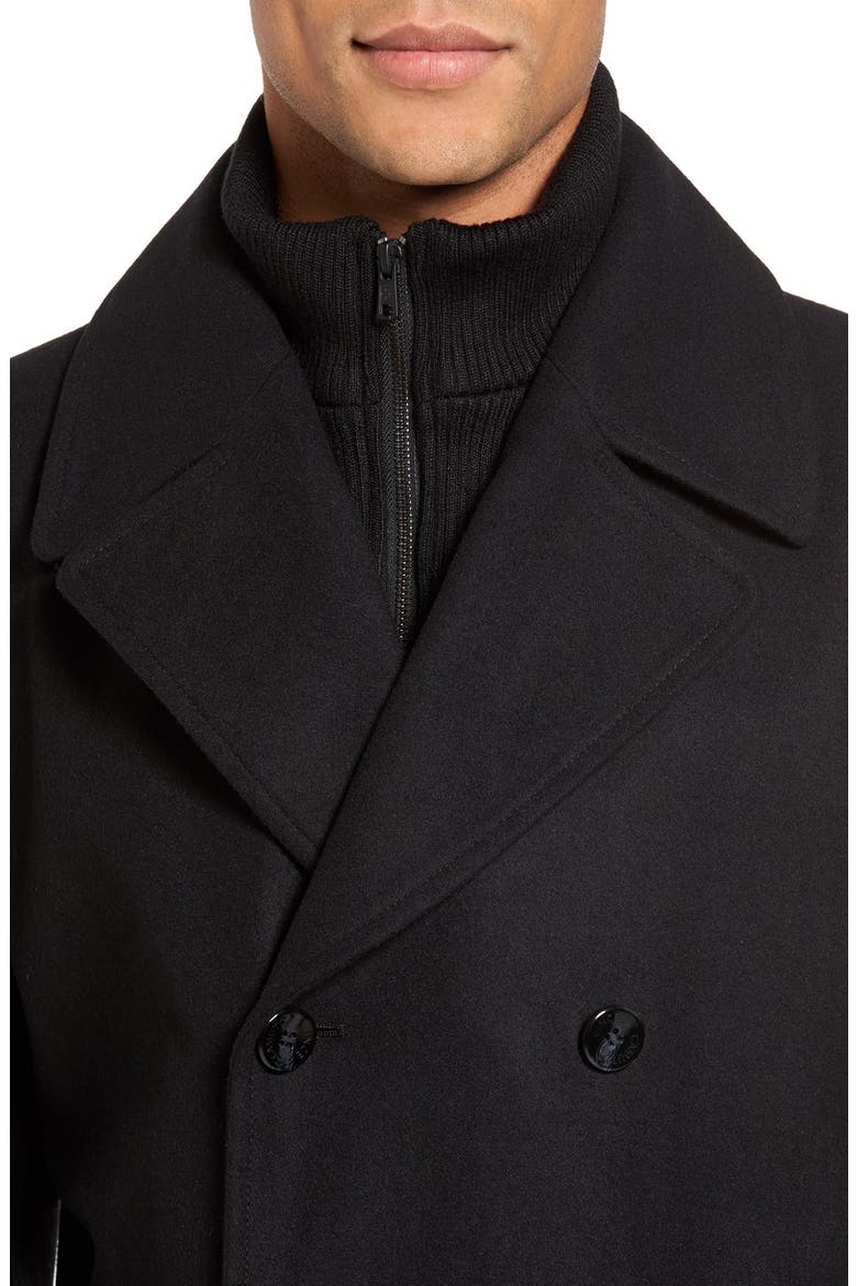 Dock Peacoat, Alternate, color, BLACK