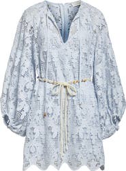 Zimmermann Coco Long Sleeve Guipure Lace Dress