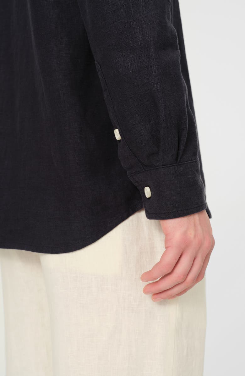 DL1961 Dominick Button-Up Linen Shirt, Alternate, color, 