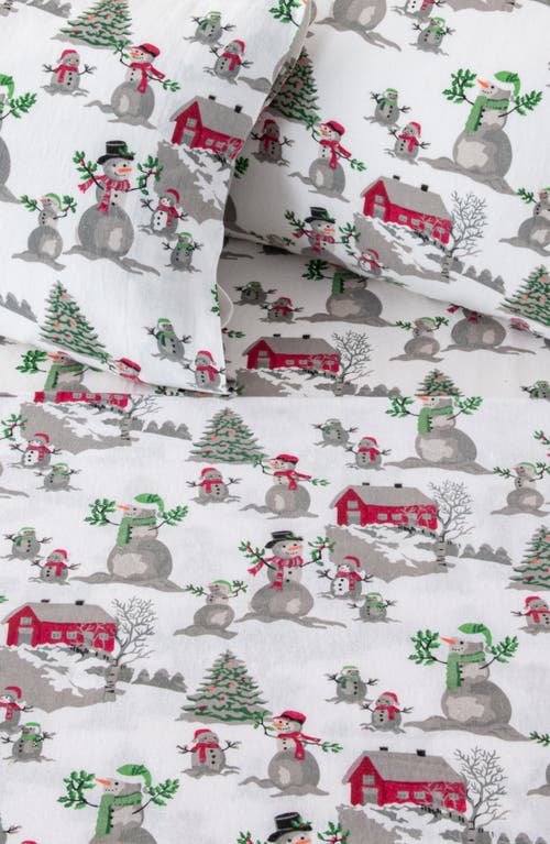 Woven & Weft Turkish Cotton Flannel Holiday Sheet Set