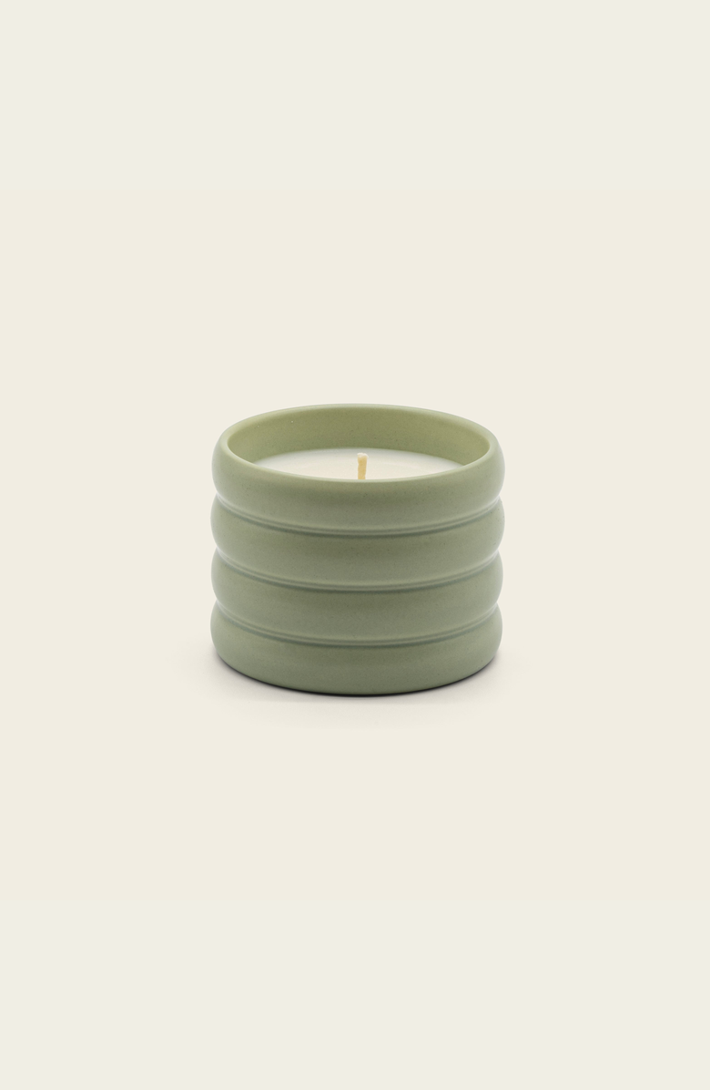 Italic Ceramic Candle, Main, color, Matcha Bloom