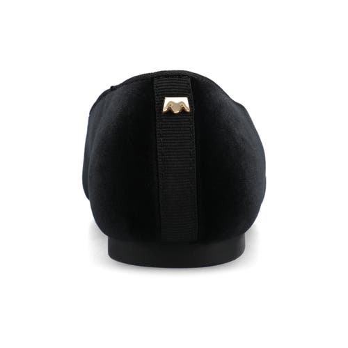 Birdies The Sparrow Loafer Velvet Jewel In Black