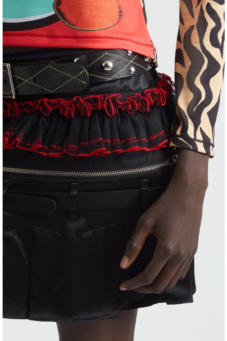 Major Combo Miniskirt, Alternate, color, BLACK MULTI