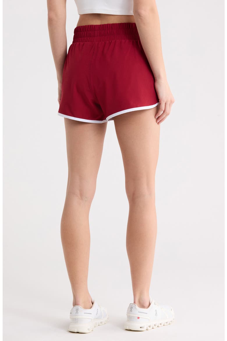 Seraphine Ripstop Running Shorts, Alternate, color, CHERRY ROYALE-WHITE