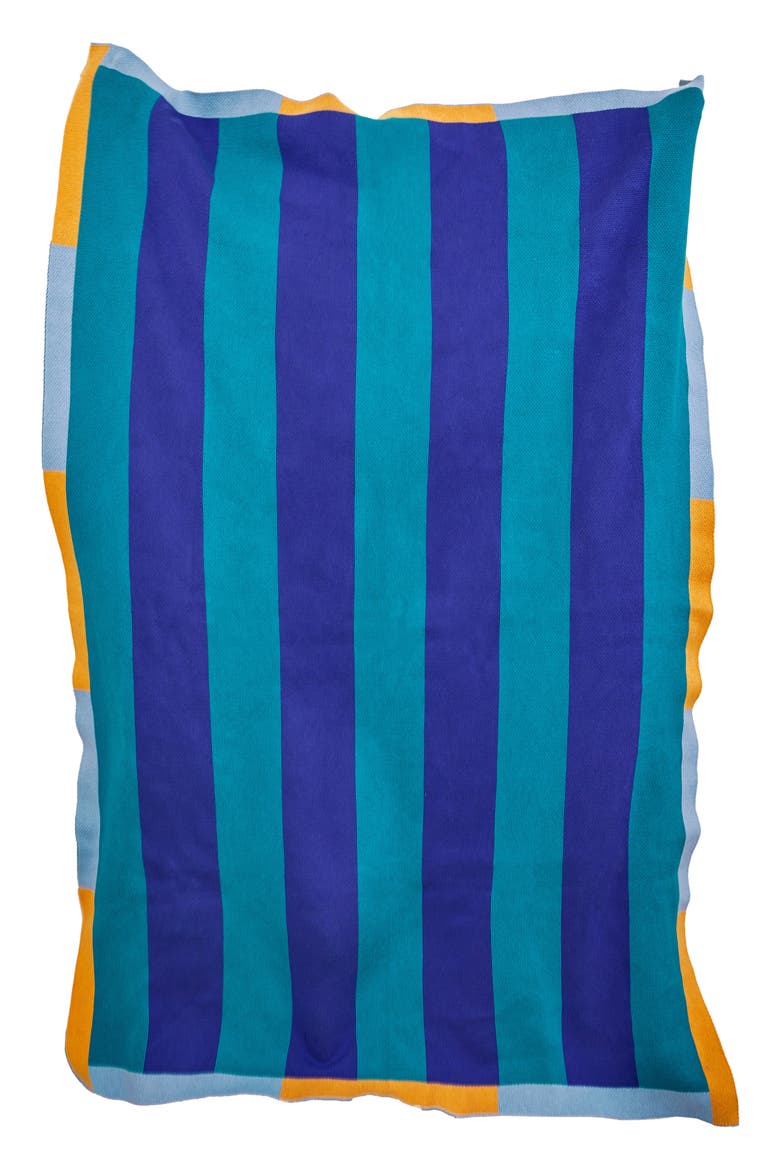 Buren Cotton Knit Throw Blanket, Main, color, BUREN