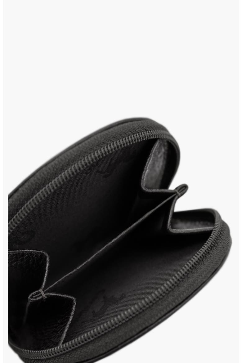 Gentleman Leather Coin Purse 553, Alternate, color, Black