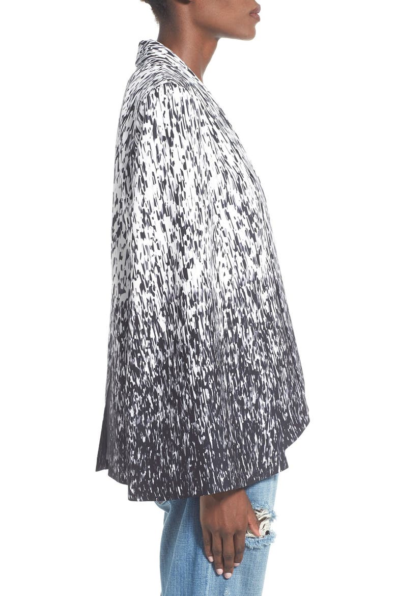 Cape Blazer, Alternate, color, BLACK/ WHITE