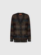 Missoni Snake-pattern Viscose Lamé Oversized Cardigan