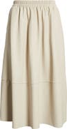NIKKI LUND Agnes Faux Leather A-Line Skirt