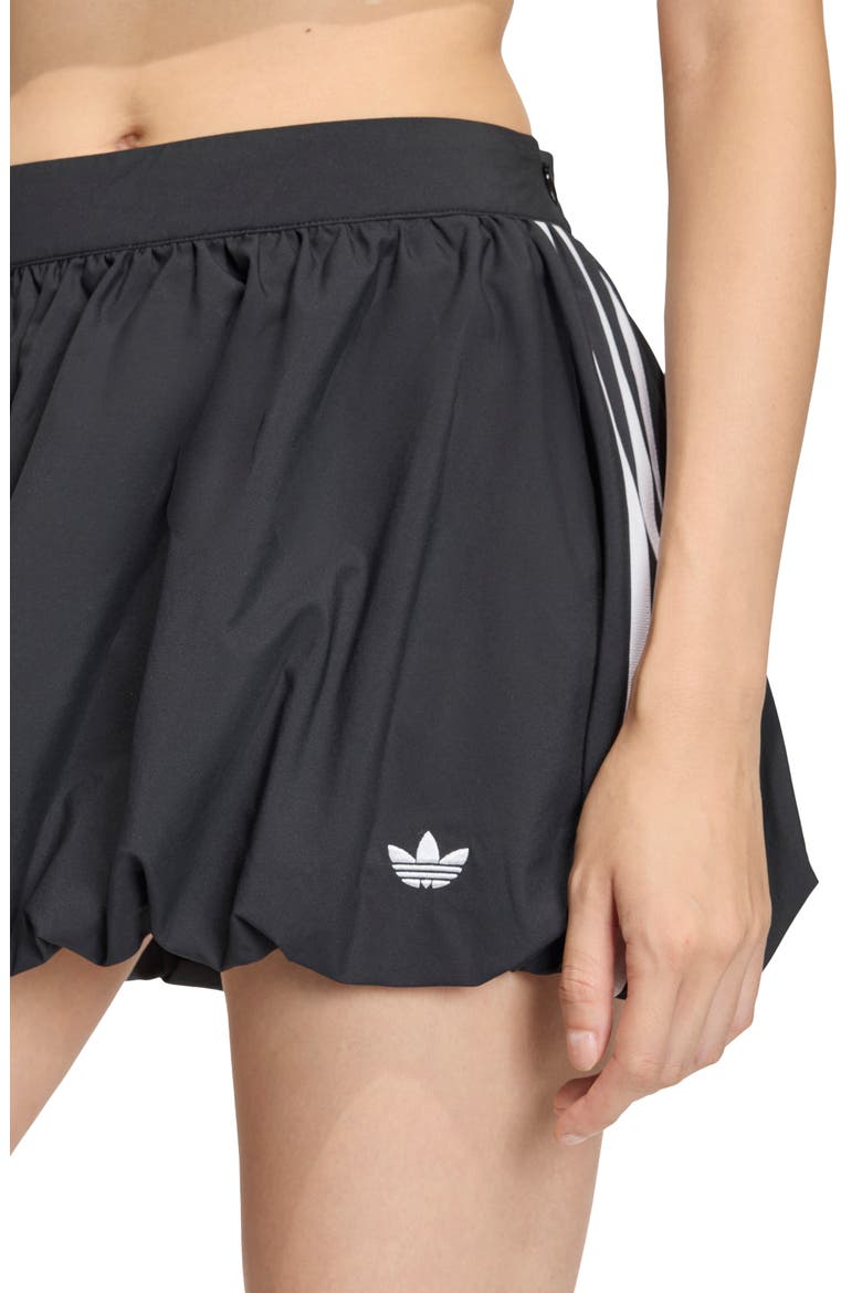 3-Stripes Balloon Skirt, Alternate, color, BLACK