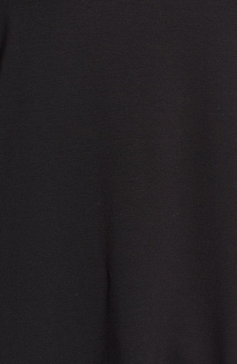 Eileen Fisher Crewneck Long Sleeve Jersey Tee, Alternate, color, 