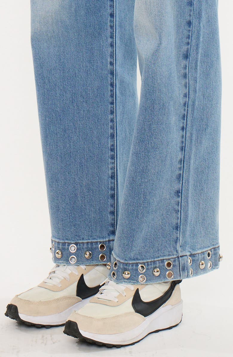 KanCan Ditzy Low Slung Baggy Wide Jeans, Alternate, color, Medium Wash