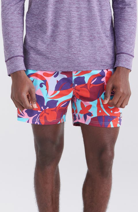 Floral Print 2N1 Volley Shorts