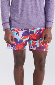 SAXX Floral Print 2N1 Volley Shorts