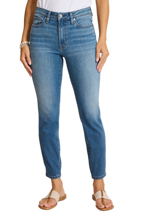High Waist Ankle Skinny Jeans