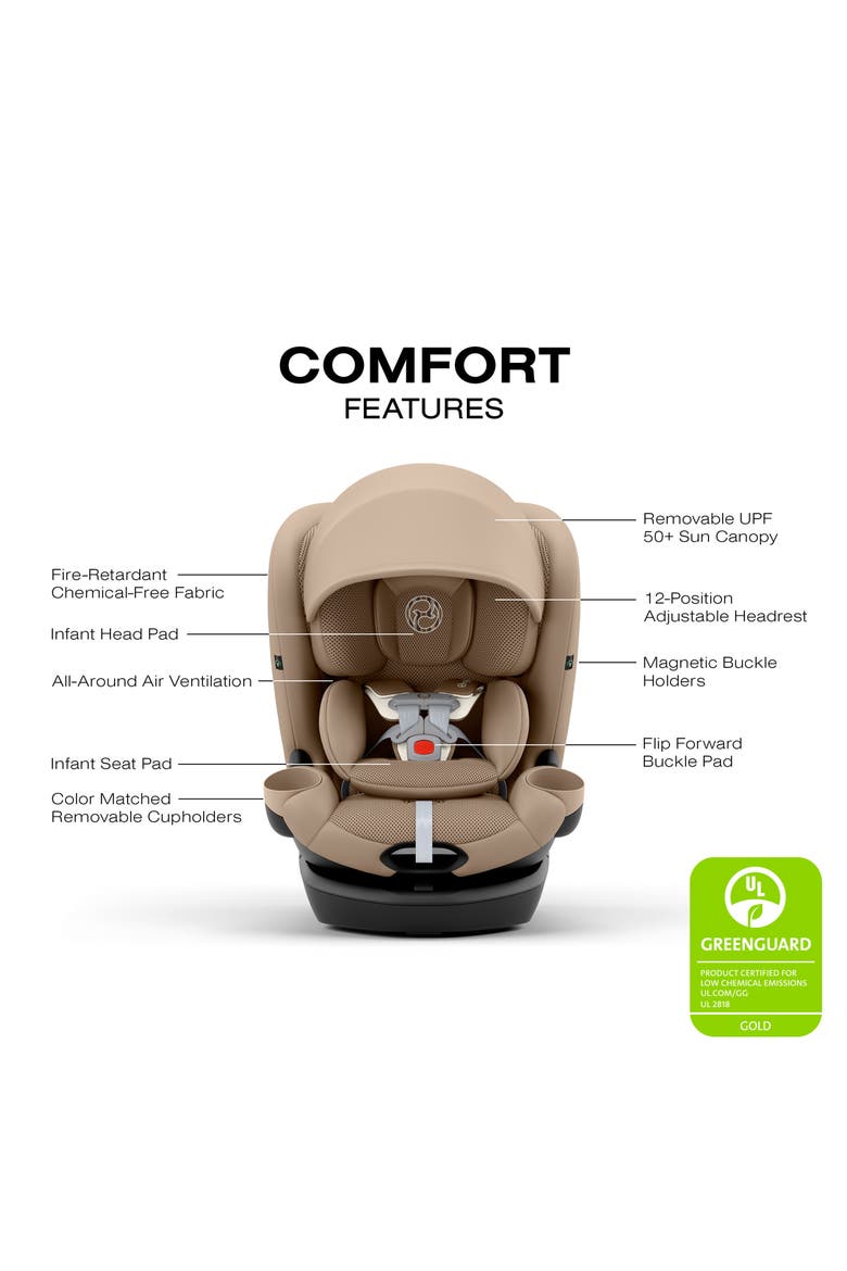 Callisto G 360 All-in-One Car Seat, Alternate, color, ALMOND BEIGE