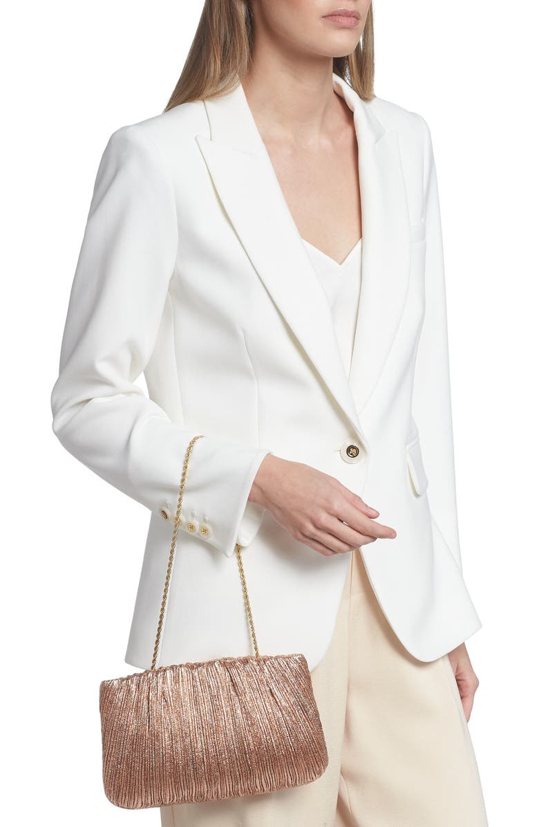 Loeffler Randall Brit Pleated Clutch, Alternate, color,