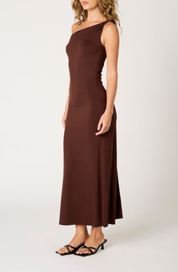 Carmella Asymmetric Midi Dress