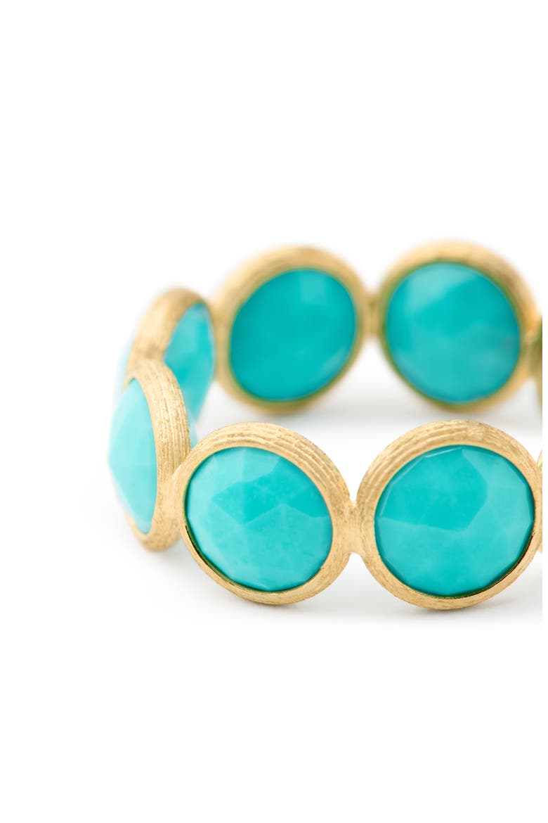 Jaipur Color Turquoise Band Ring, Alternate, color, GOLD