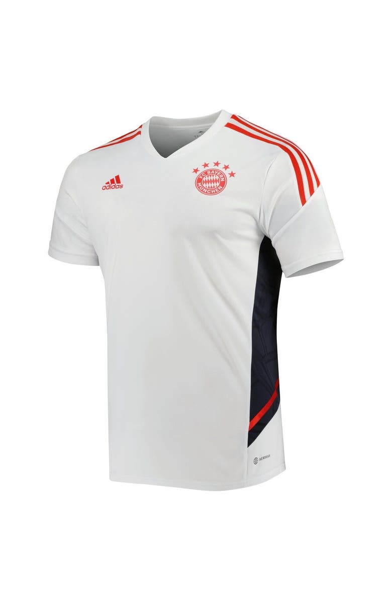 adidas Men's adidas White Bayern Munich Practice Training Jersey, Alternate, color,