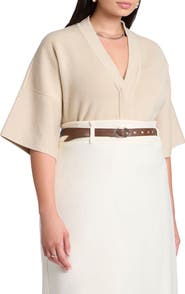 ELOQUII Wide Sleeve Sweater