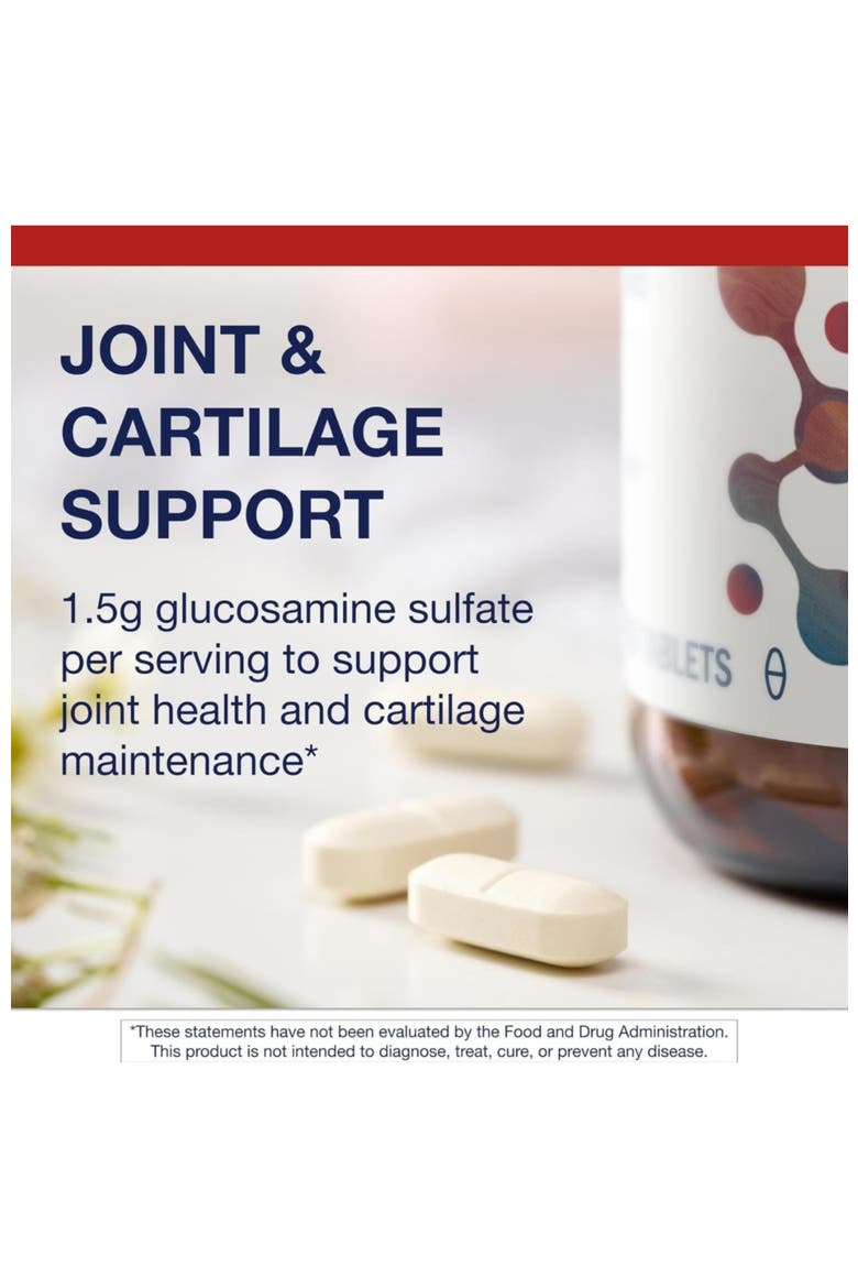 Glucosamine Sulfate Joint and Cartilage Health Supplement 90 Tablets, Alternate, color, None