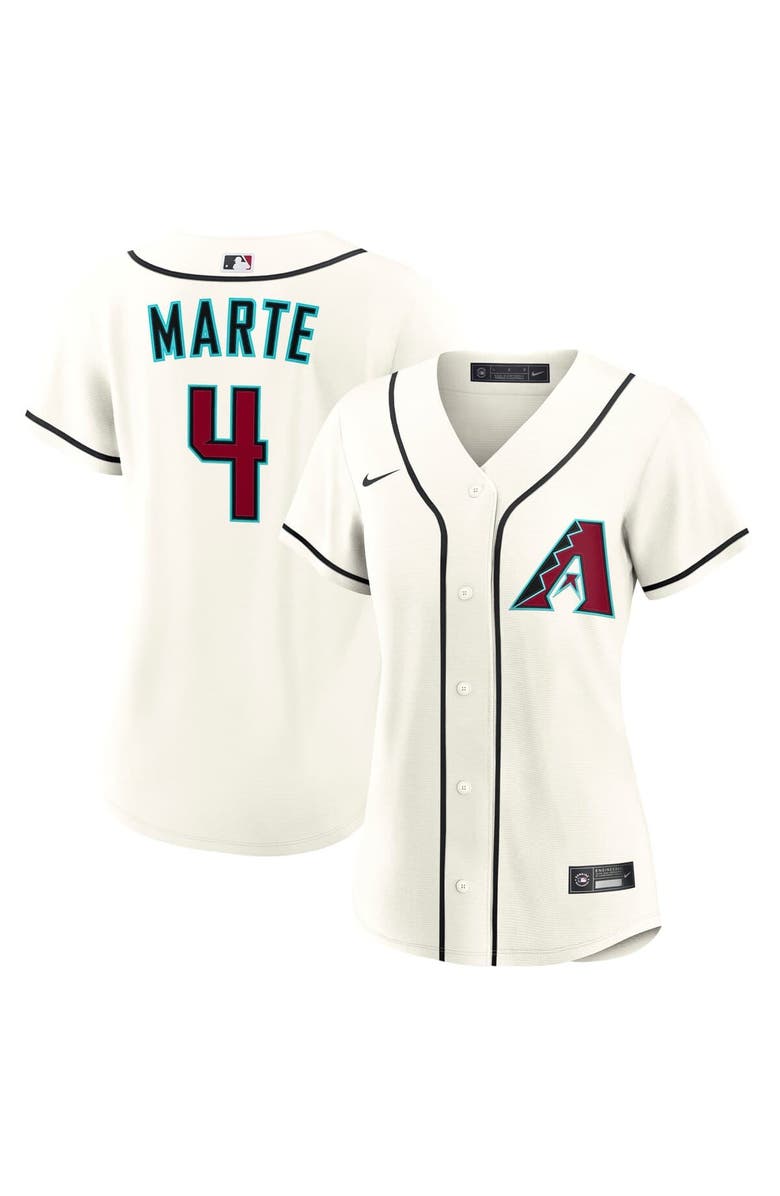 Nike Women's Nike Ketel Marte Cream Arizona Diamondbacks Home Replica Jersey, Main, color, Cream