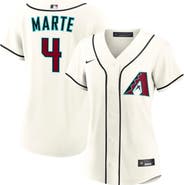 Nike Women's Nike Ketel Marte Cream Arizona Diamondbacks Home Replica Jersey