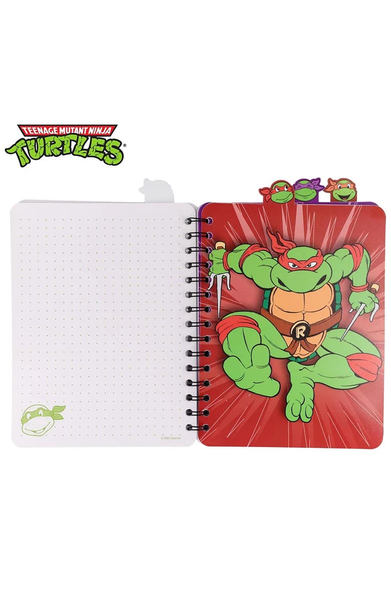 Inkology 4 Tab Journal, Teenage Mutant Ninja Turtles, 160 Pages, Kids 3+, Alternate, color, Multicolored