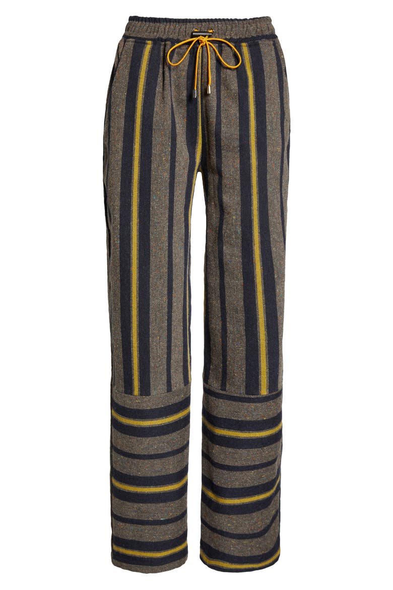 Blocked Ease Silk Pants, Alternate, color, MULTI STRIPE