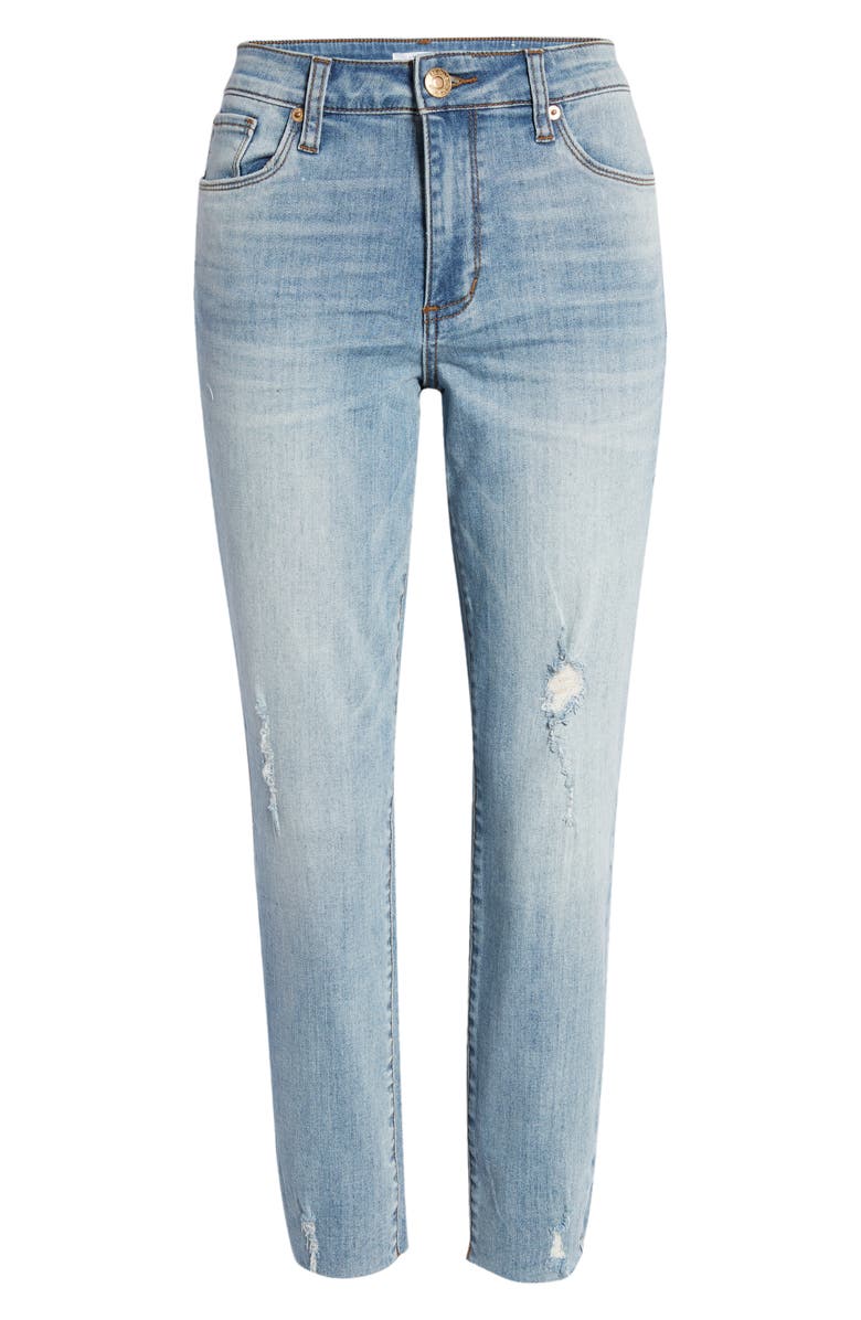 STS Blue Caroline Raw Hem High Waist Ankle Slim Jeans, Alternate, color, 