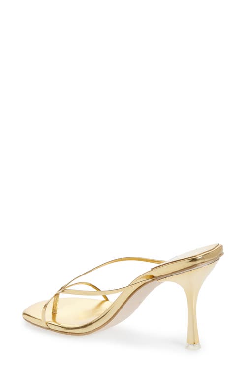 Jeffrey Campbell Murals Flip Flop In Gold