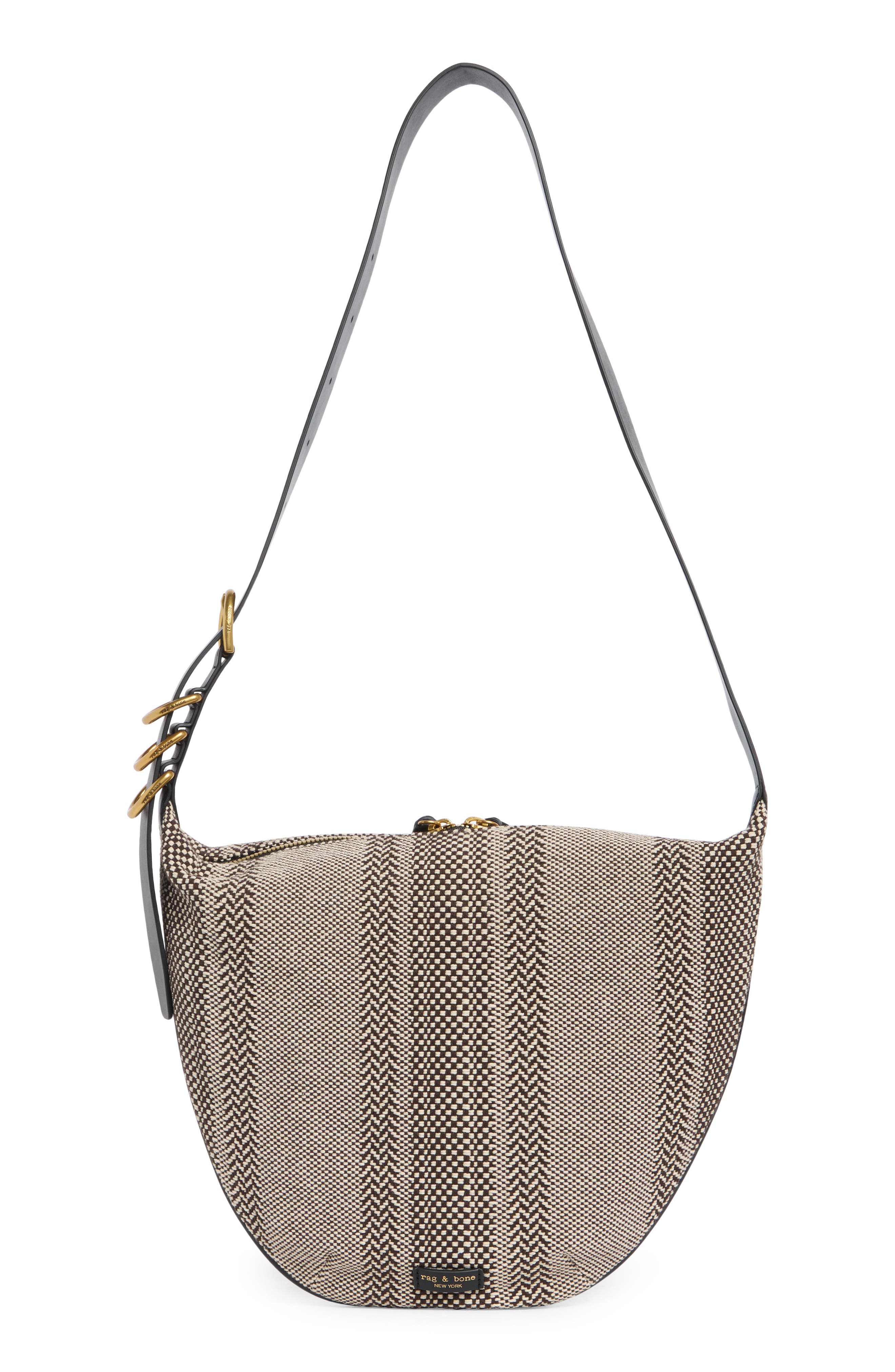 rag & bone Medium Mercer Hobo Bag, Alternate, color, Dark Brown