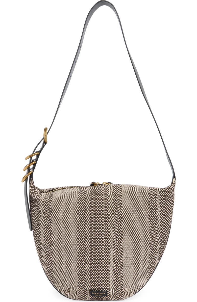 rag & bone Medium Mercer Hobo Bag, Alternate, color, Dark Brown