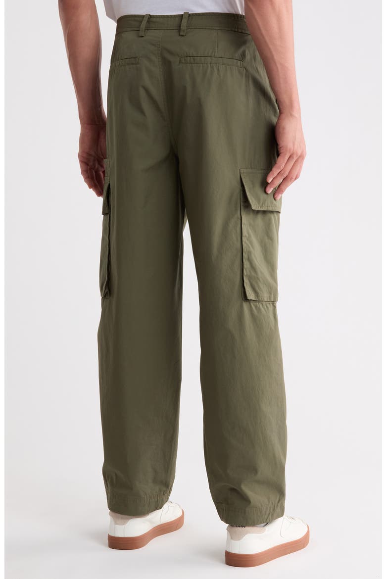 Cotton Twill Cargo Pants, Alternate, color, OLIVE