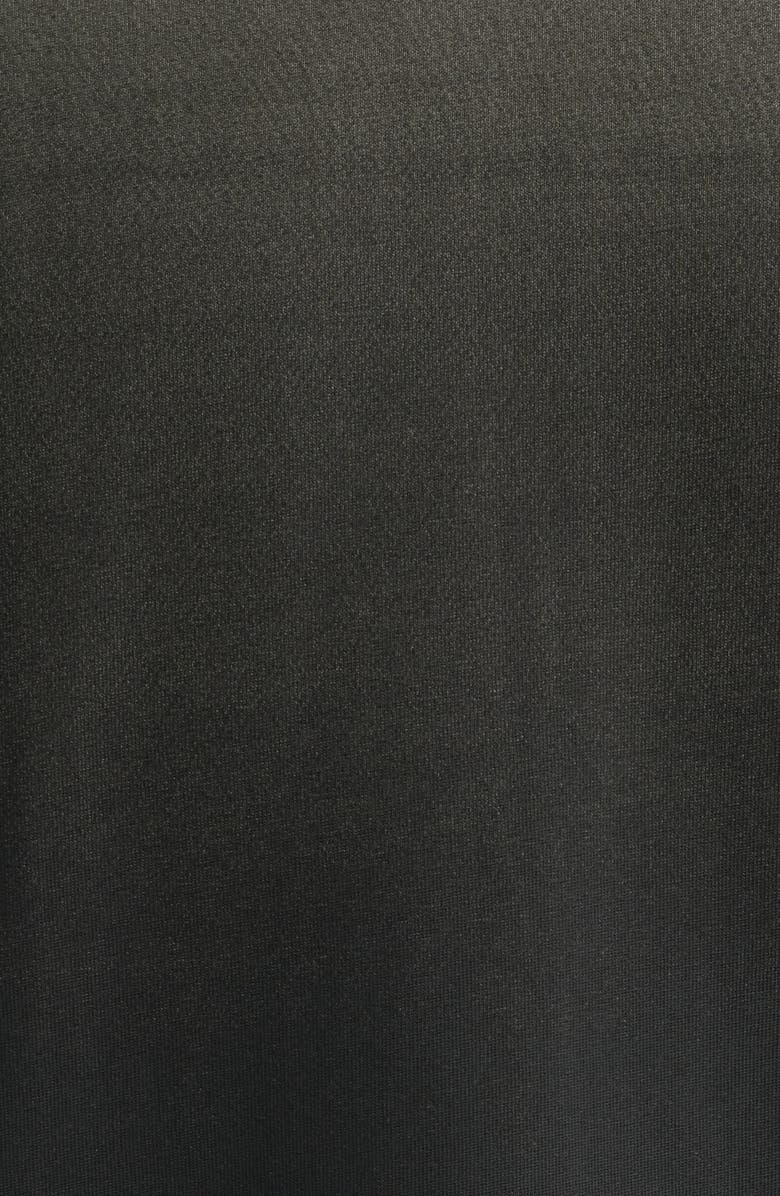 SANTO STUDIO Ispica Long Sleeve Cotton Layered Look T-Shirt, Alternate, color, Charcoal