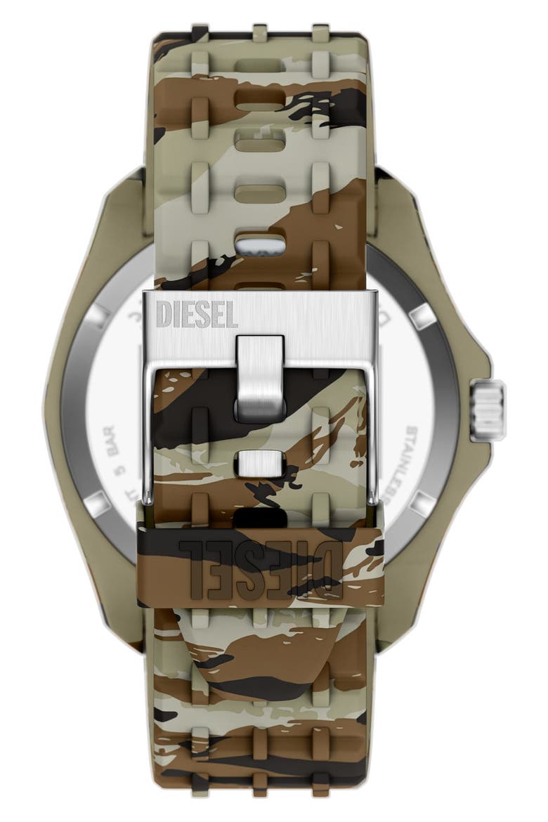 Stinger Silicone Strap Watch, Alternate, color, GREEN MULTI
