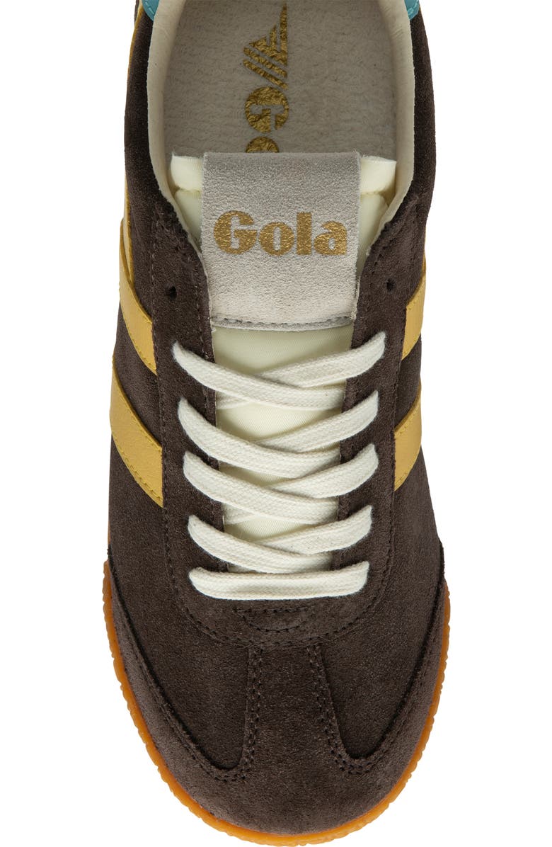 Gola Elan Sneaker, Alternate, color, Mocha/ Pollen/ Ocean
