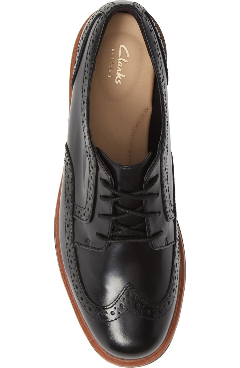 Clarks<sup>®</sup> Teadale Maira Wingtip Derby, Alternate, color,
