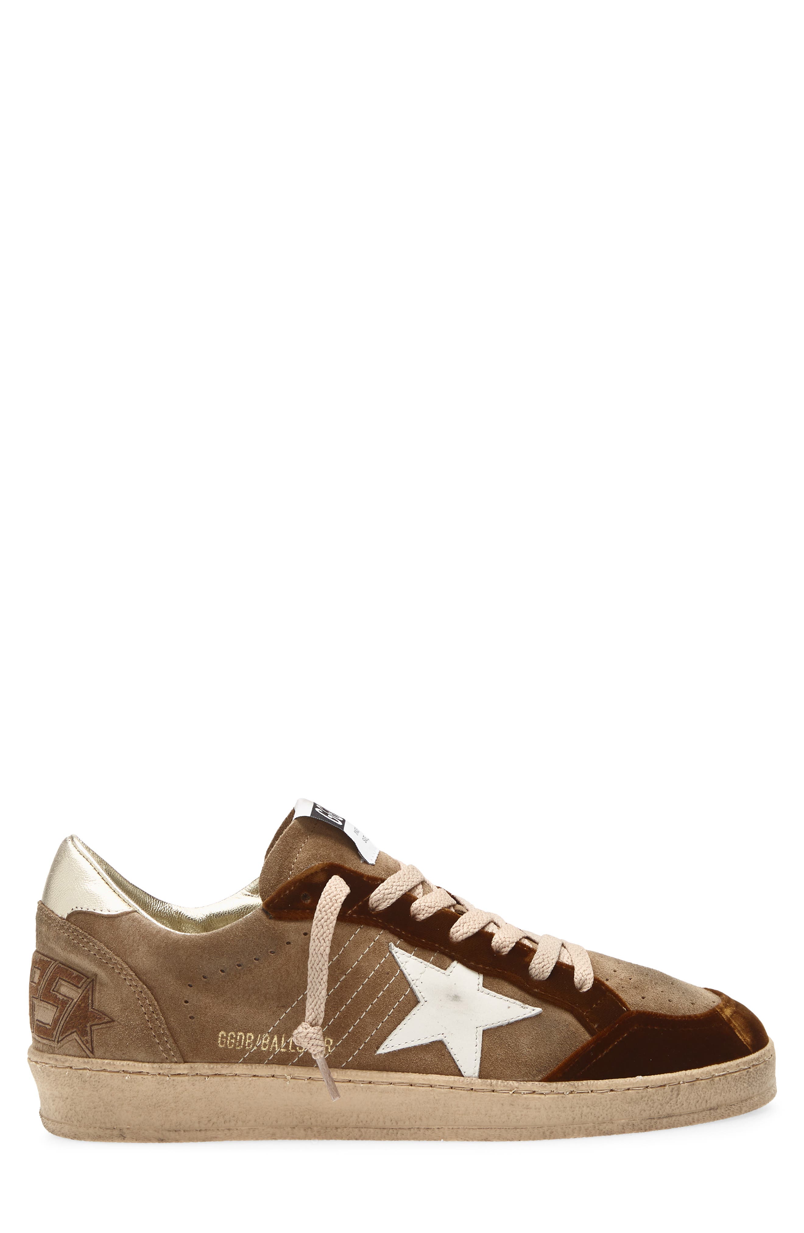 Golden Goose Ball Star Low Top Sneaker, Alternate, color, Tabacco/ Cognac/ Milk