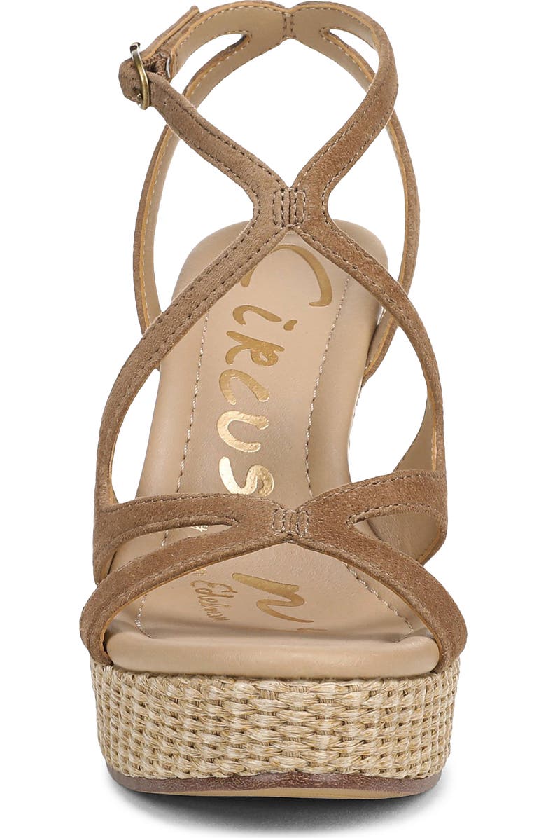 Circus NY by Sam Edelman Trina Platform Wedge Sandal, Alternate, color, Honeyed Oak