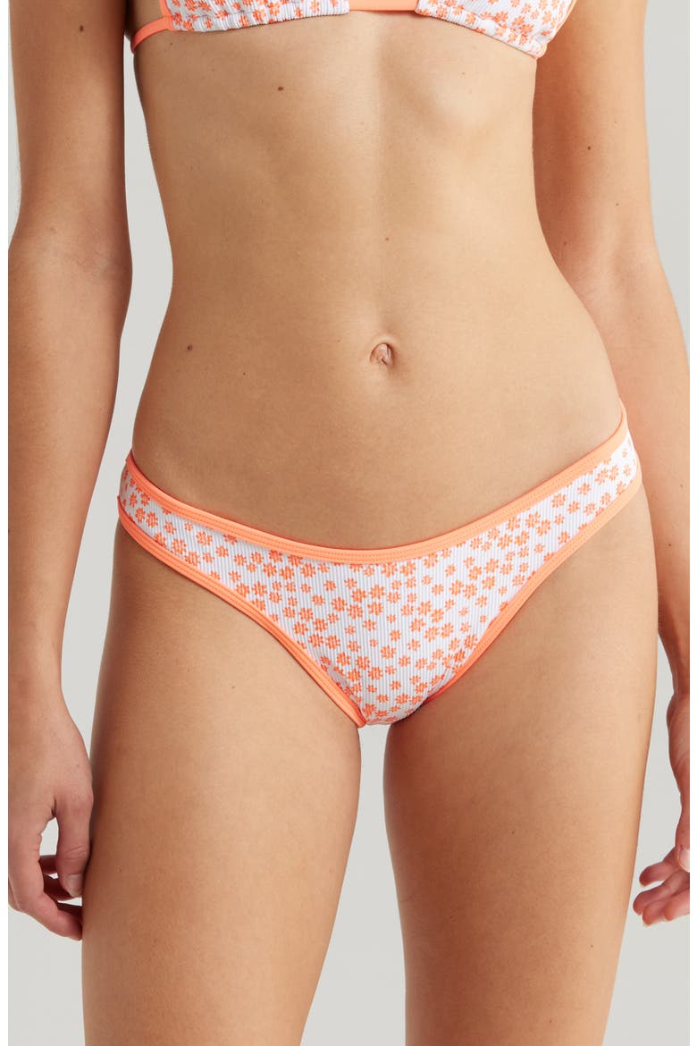 Modest Bind Bikini Bottoms, Main, color, ORANGE FANTASY